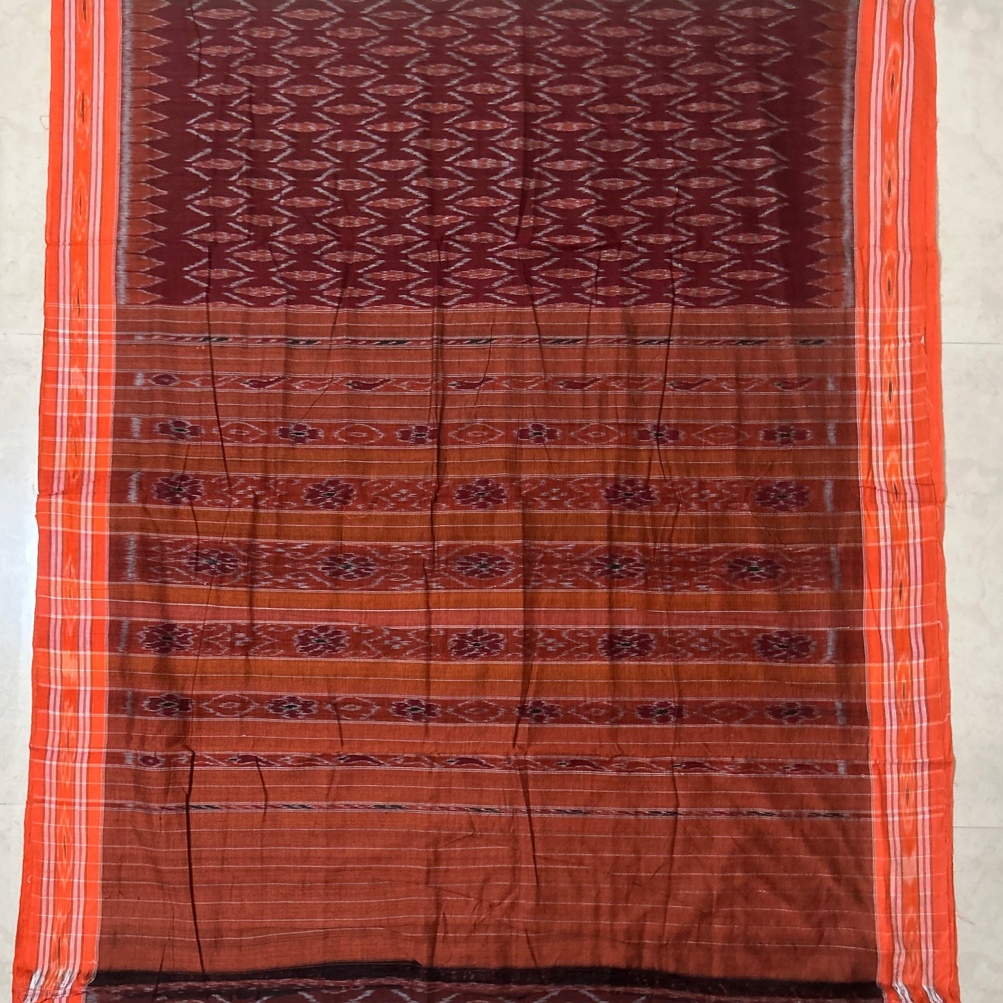 Odisha handloom Sambalpuri Bandha Pasapalli Design Exclusive Cotton Saree