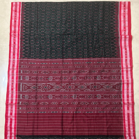 Odisha handloom Bomkai Design Sonepuri Cotton Sambalpuri Saree