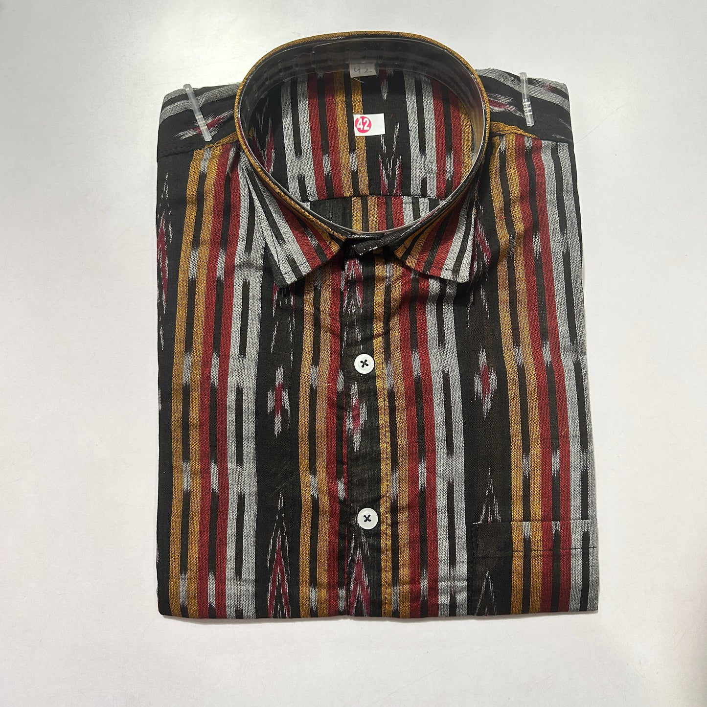 Odisha handloom sambalpuri pure cotton half shirt for men