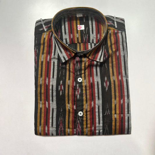 Odisha handloom sambalpuri pure cotton half shirt for men