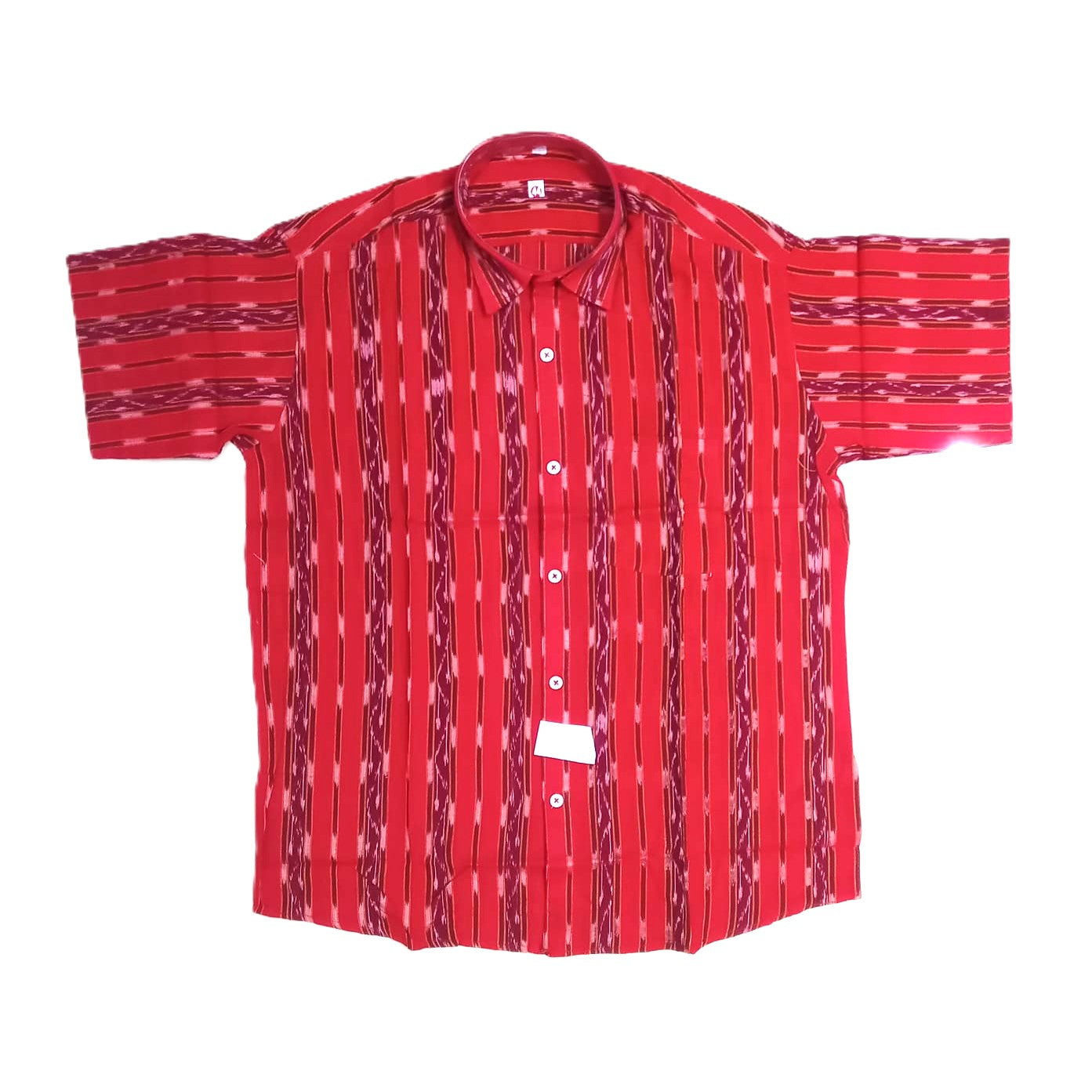 Odisha handloom Ikat Pure Cotton Sambalpuri Half Shirt for Men