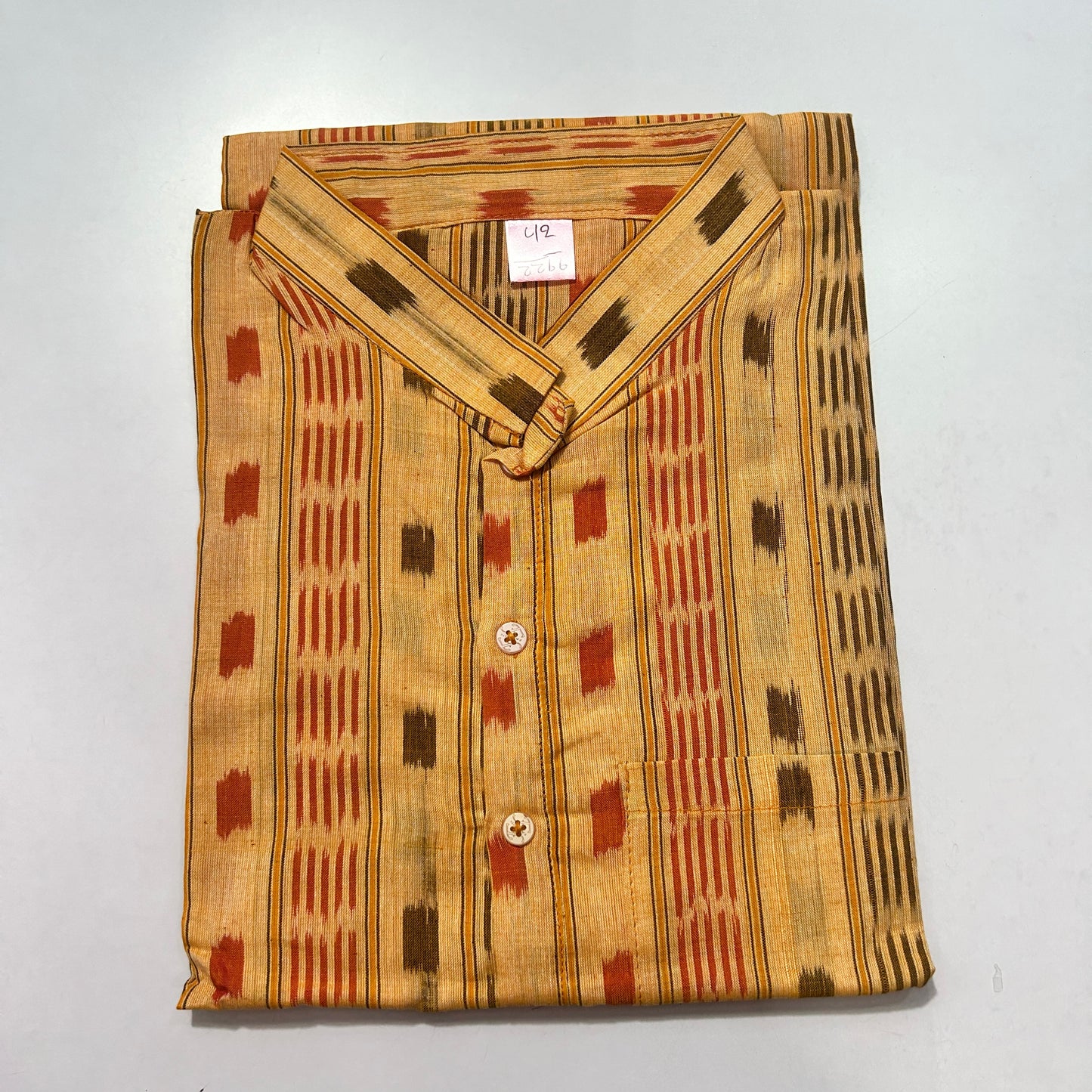 Odisha Handloom Sambalpuri Cotton Long Kurta / Dhila for Men | Festive Wear