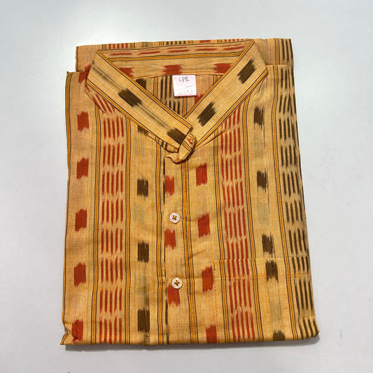 Odisha Handloom Sambalpuri Cotton Long Kurta / Dhila for Men | Festive Wear