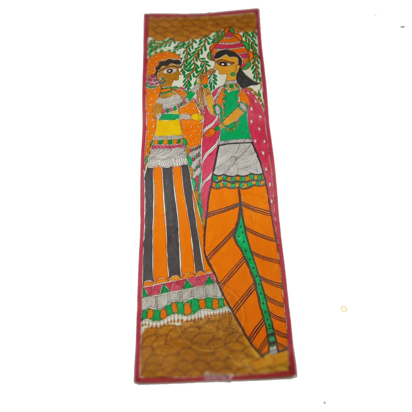 Bihar Famous Madhubani Painting con Canvas best for home office wall decoration