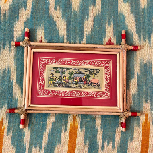 Odisha Handicraft Patachitra design photo framed painting art piece best for gift