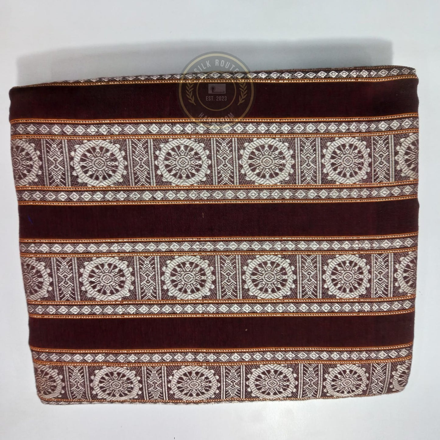 Odisha Handloom nuapatna konark chakra design cotton fabric running material