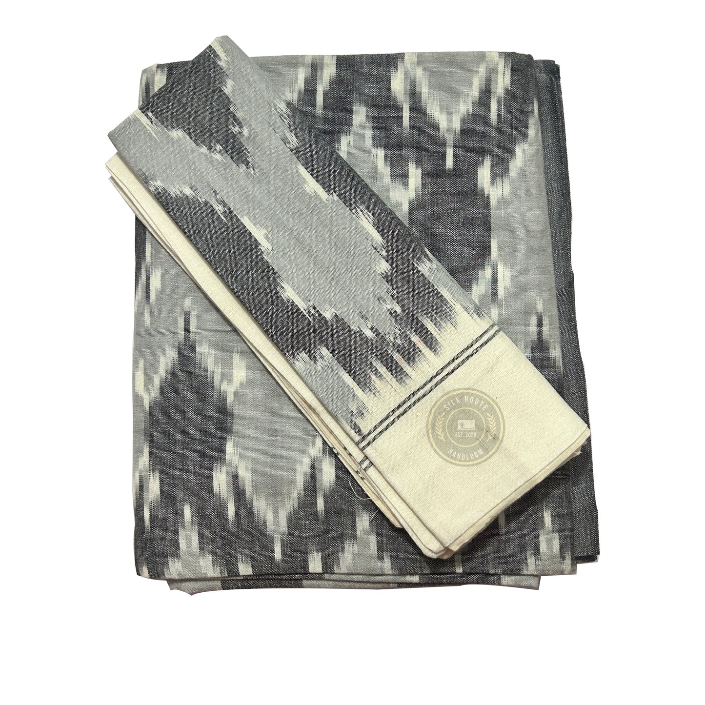 Odisha Cotton handloom Pochampally Double Size Cotton bedsheet with pillow cover