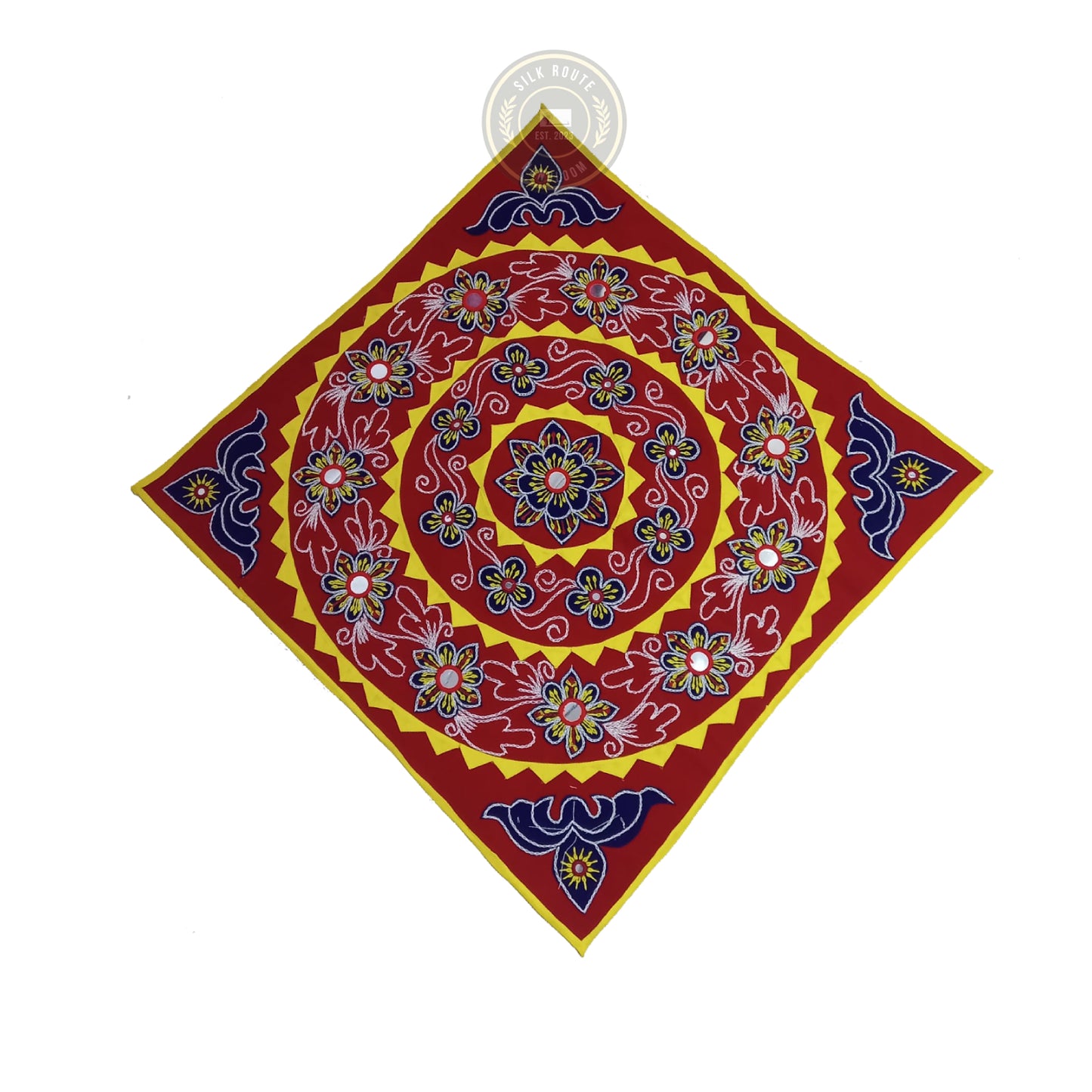 Odisha artwork applique Pipili handicraft Chandua for puja room decoration