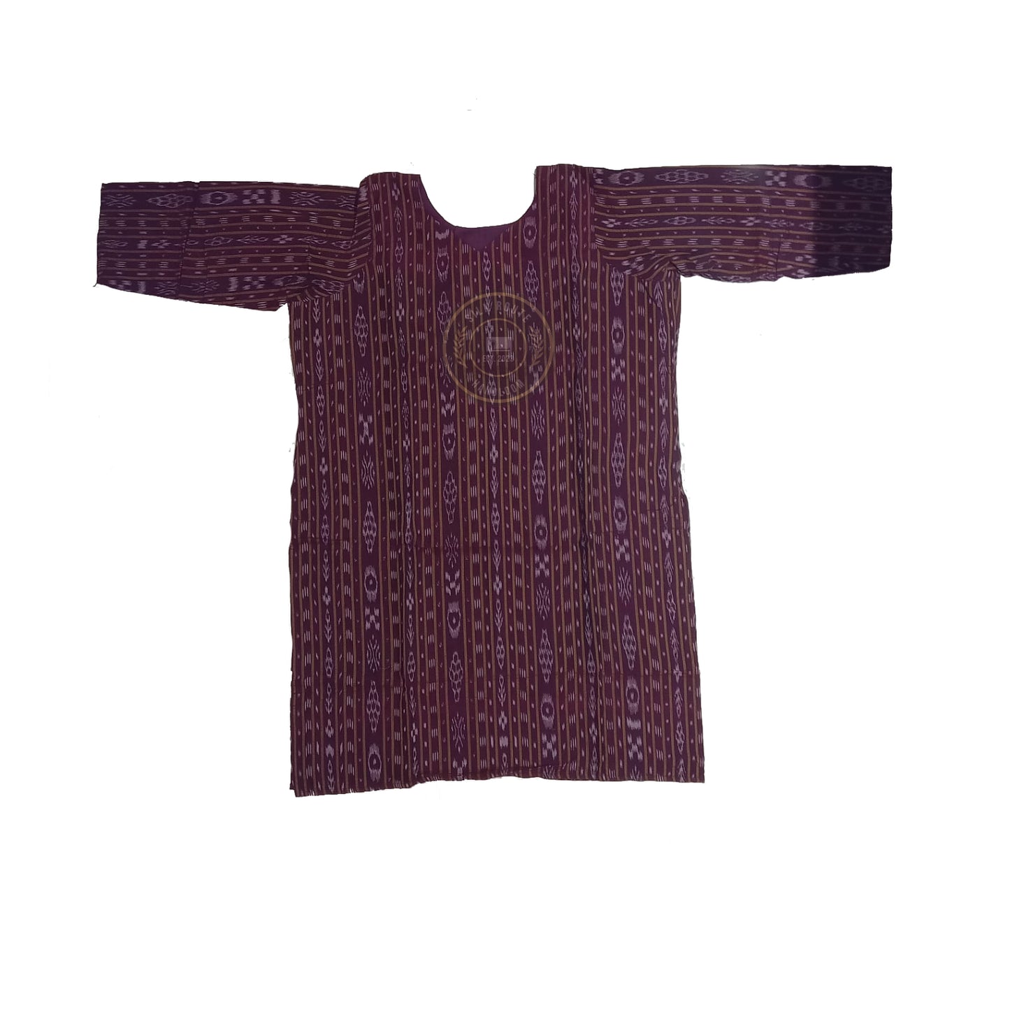 Odisha handloom Sambalpuri bandha cotton ikat kurti for girl for daily use