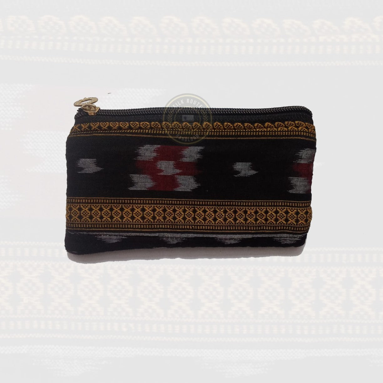 Odisha Handloom Ikat Pure Cotton Handmade Zipper Purse for Girls & Multipurpose Use
