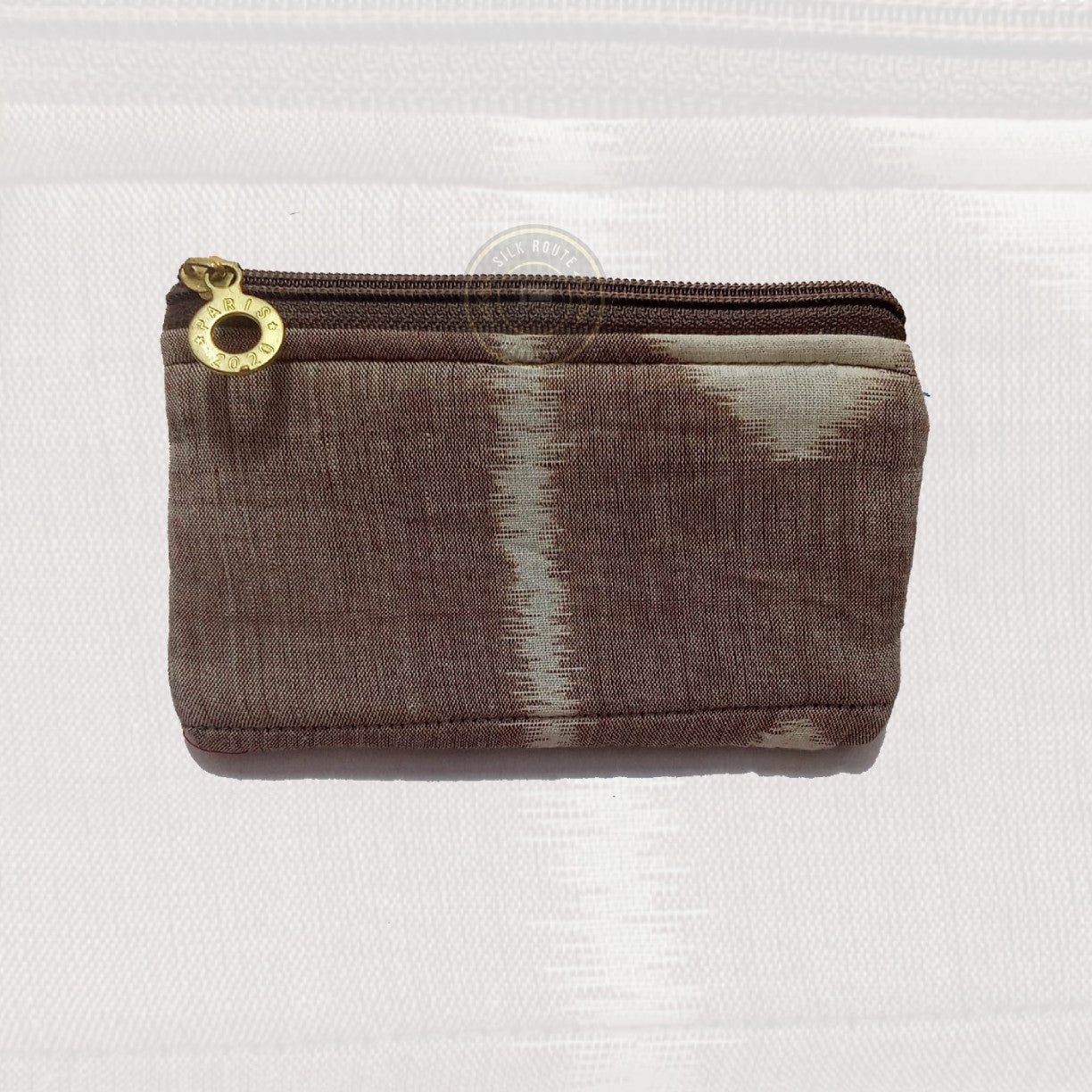 Pure Cotton Odisha Handloom Ikat Handmade Zipper Purse for Travel & Everyday Use.