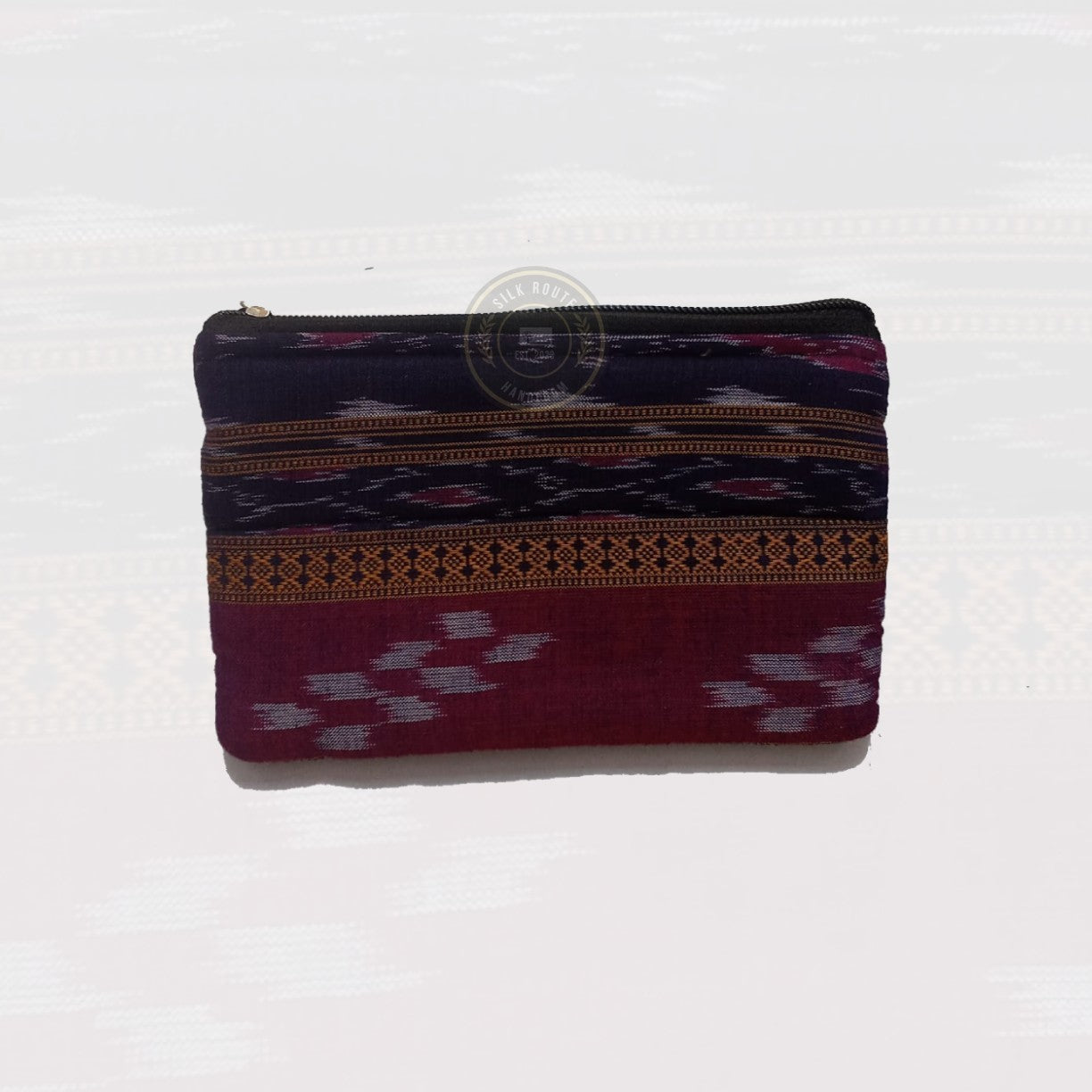 Buy Odisha Handloom Ikat Pure Cotton Handmade Zipper Purse at Affordable Price for Personal Use