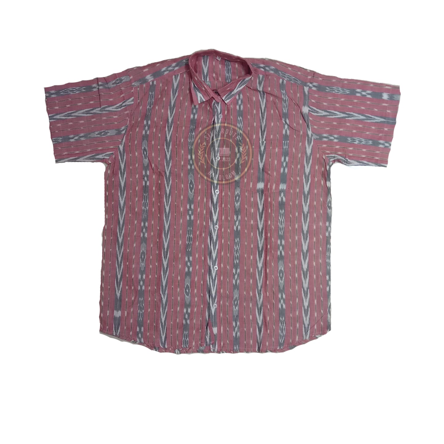 Odisha handloom Sambalpuri cotton half shirt for men at affordable price
