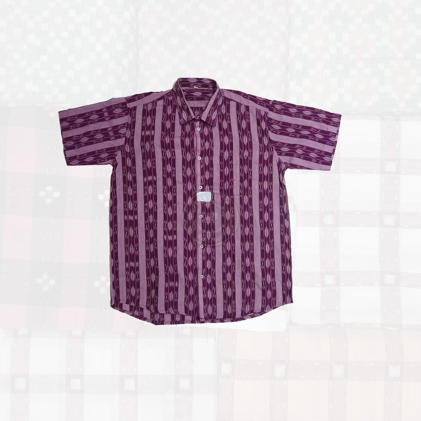 Pure Cotton best quality odisha handloom cotton ikat sonepur half shirt for men