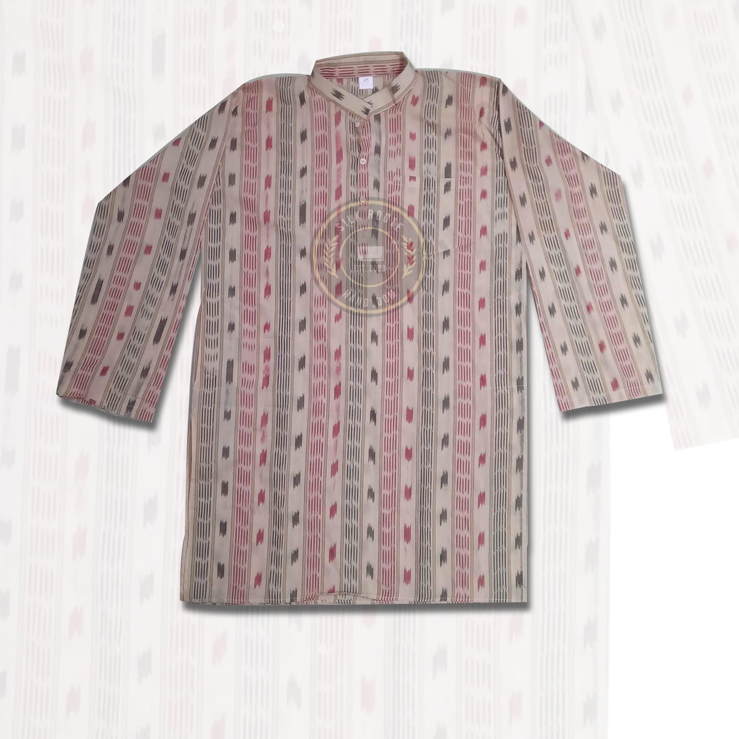 Men’s Odisha Sambalpuri cotton handloom kurta for party and casual use
