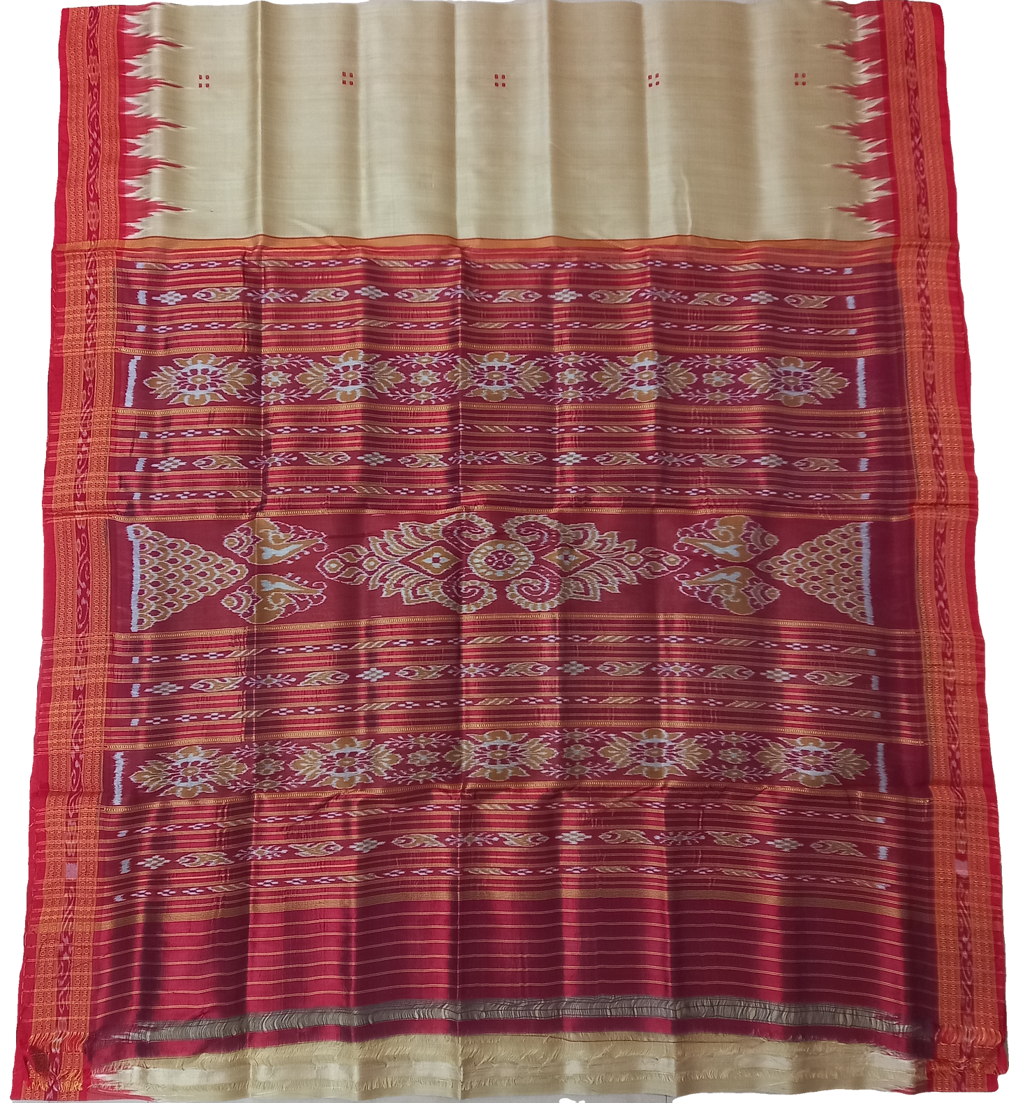 Nuapatna Motif Odisha handloom National awardee weaver khandua silk saree