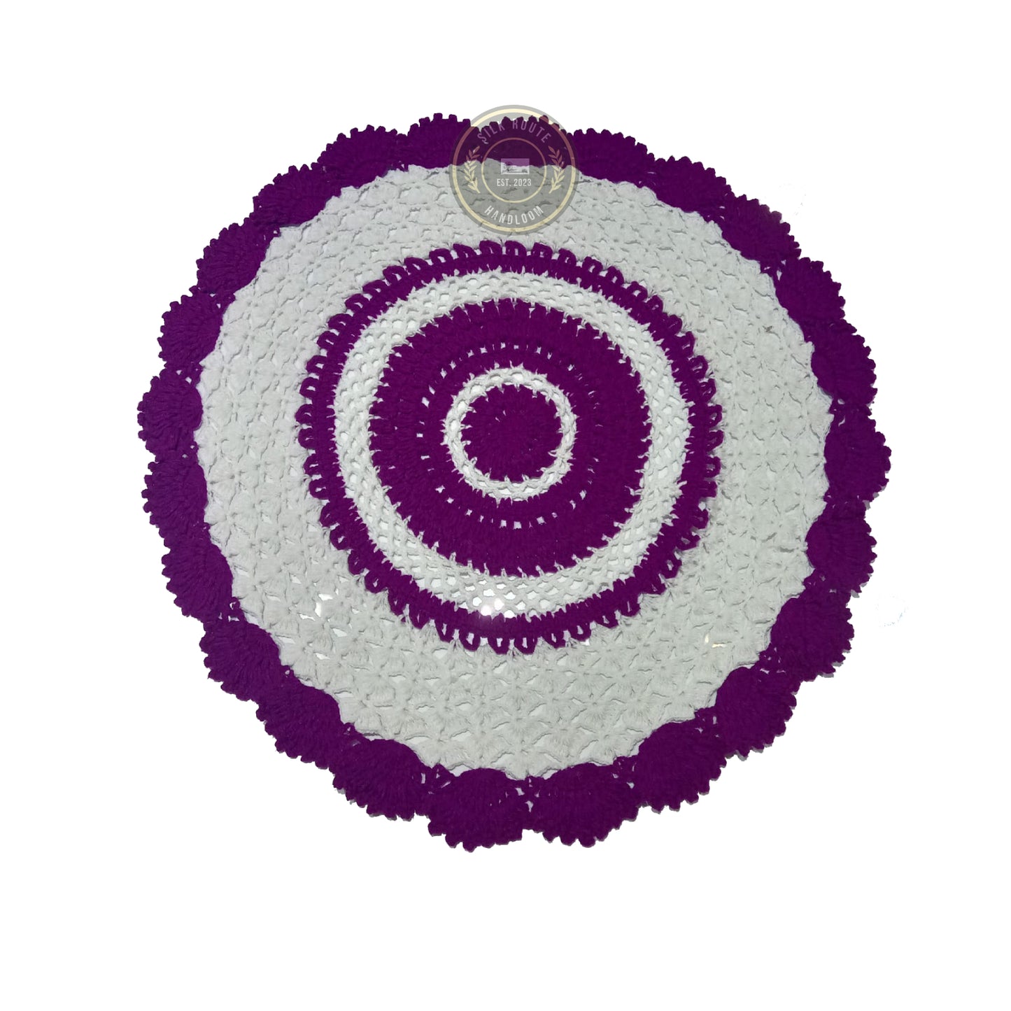 Handmade Crochet Puja Thali Cover for Temple and Home Decoration