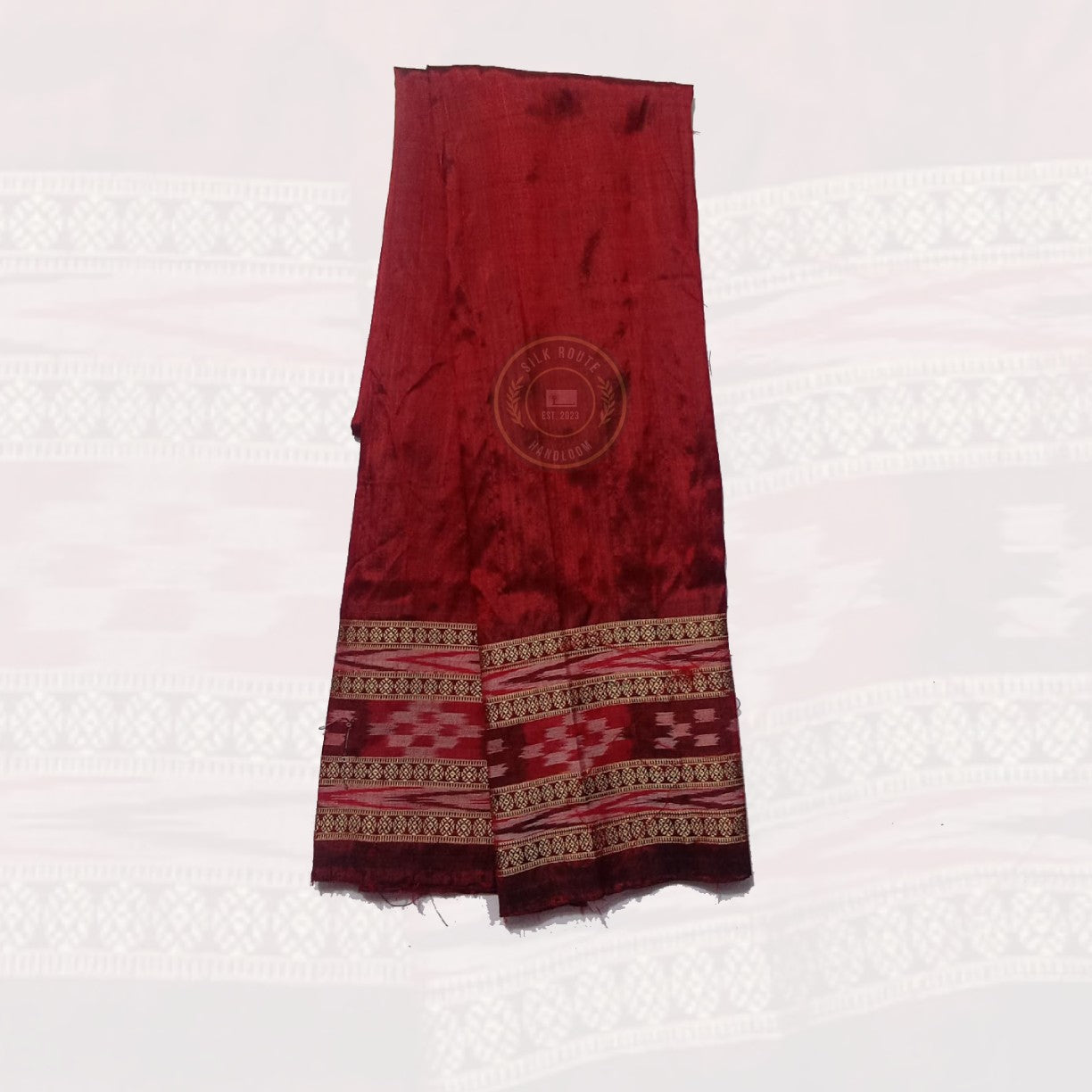 Buy Odisha handloom Khandua pure silk authentic Nuapatna blouse piece.