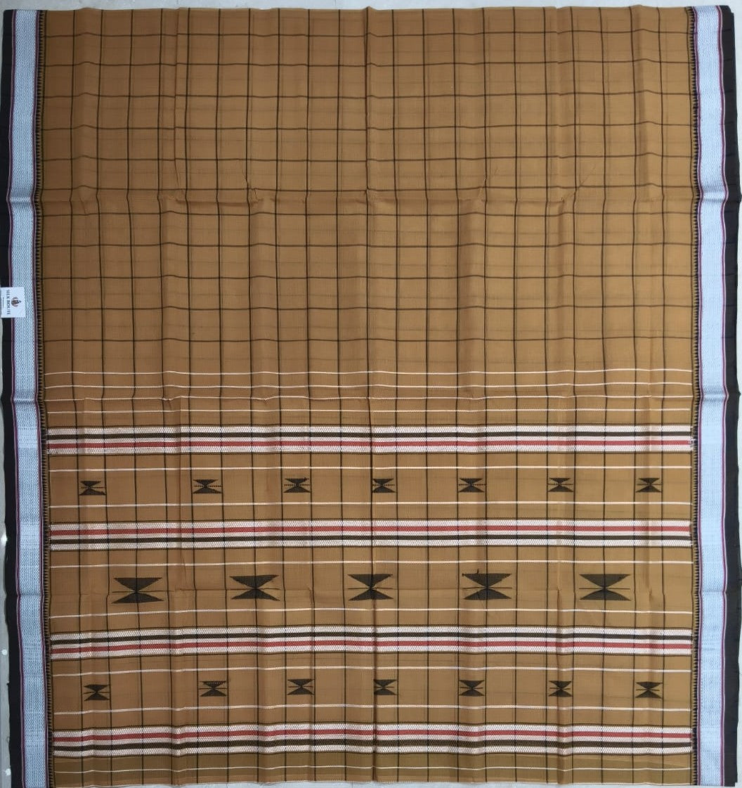 Odisha handloom Pure Cotton Suta Saree from Badabaga Jagatsinghpur