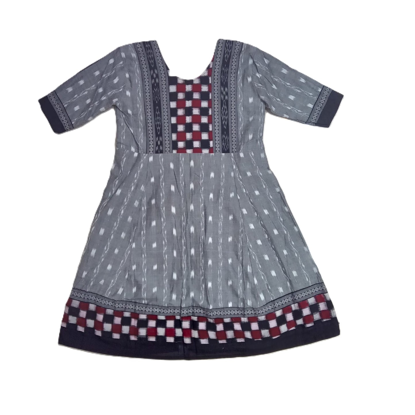 Odisha handloom Pure Sambalpuri Cotton Anarkali Kurti for Women