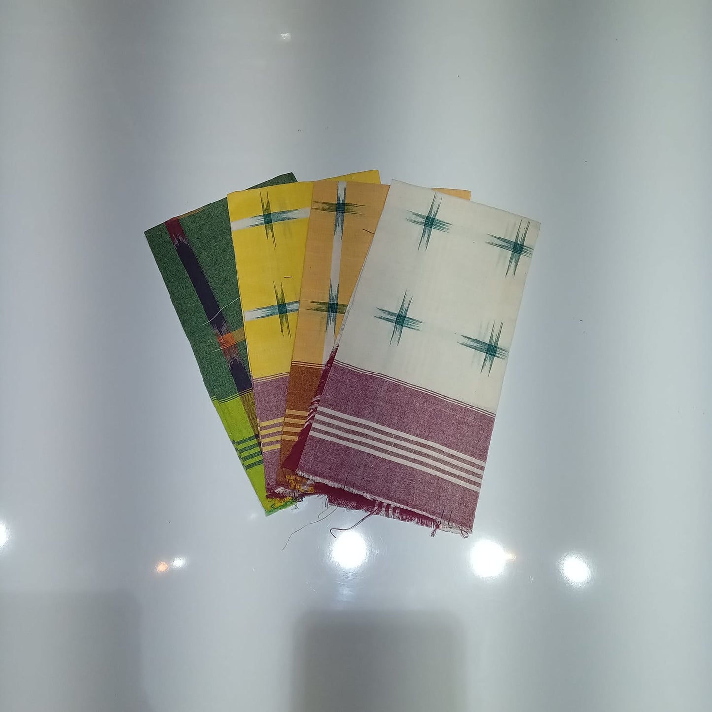 Odisha Handloom Nuapatna Pure Cotton handkerchief or Rumal Set for Men