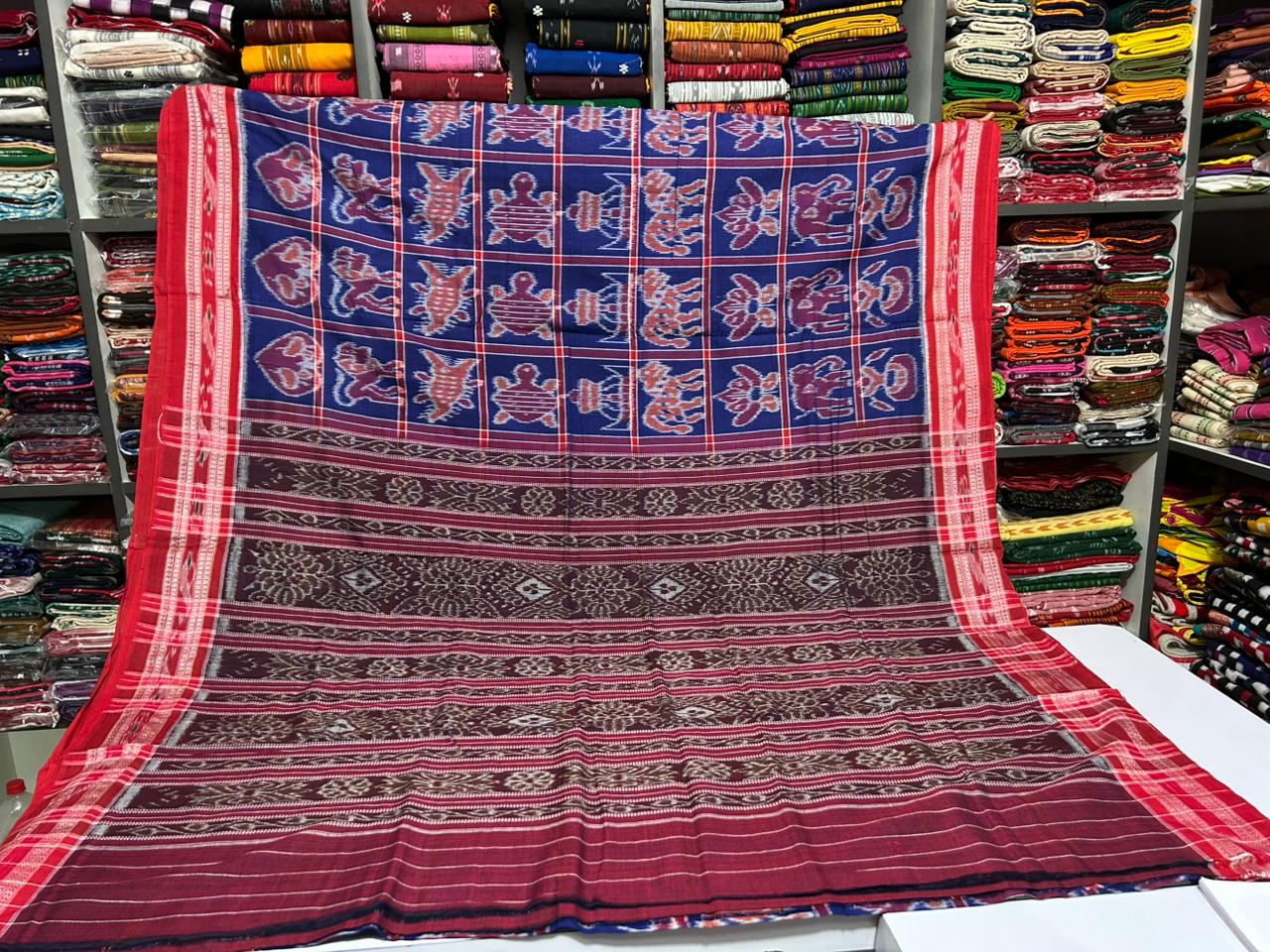 Odisha handloom nuapatna Nabakothi cotton saree for wedding gift shopping