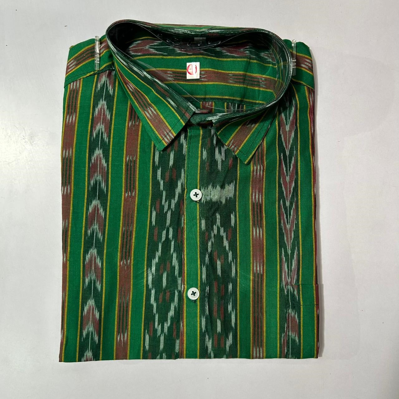 Odisha Handloom Ikat Cotton Shirt for Men for Everyday Wear at best price.