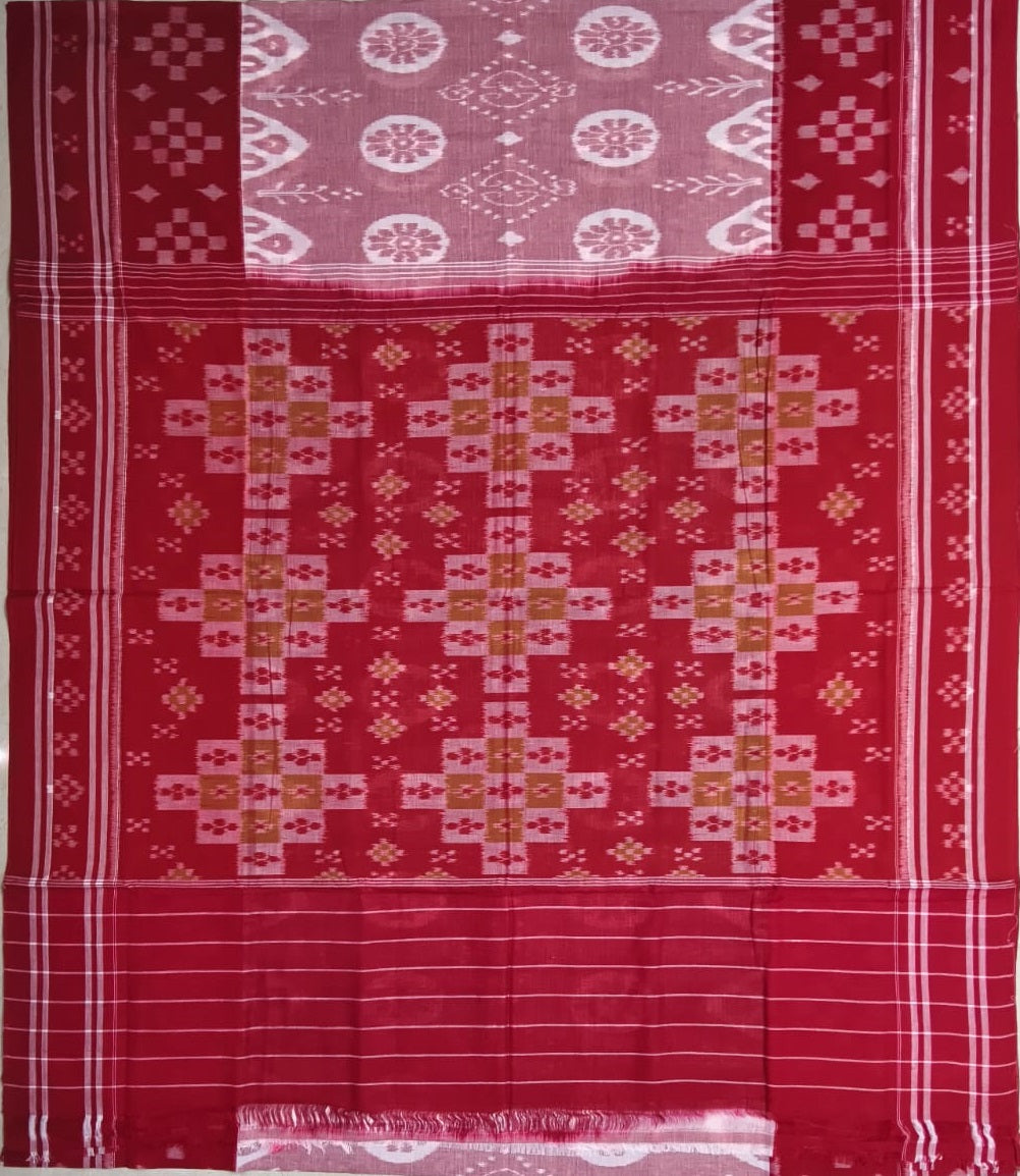 Odisha handloom maniabandha collection bandha cotton saree