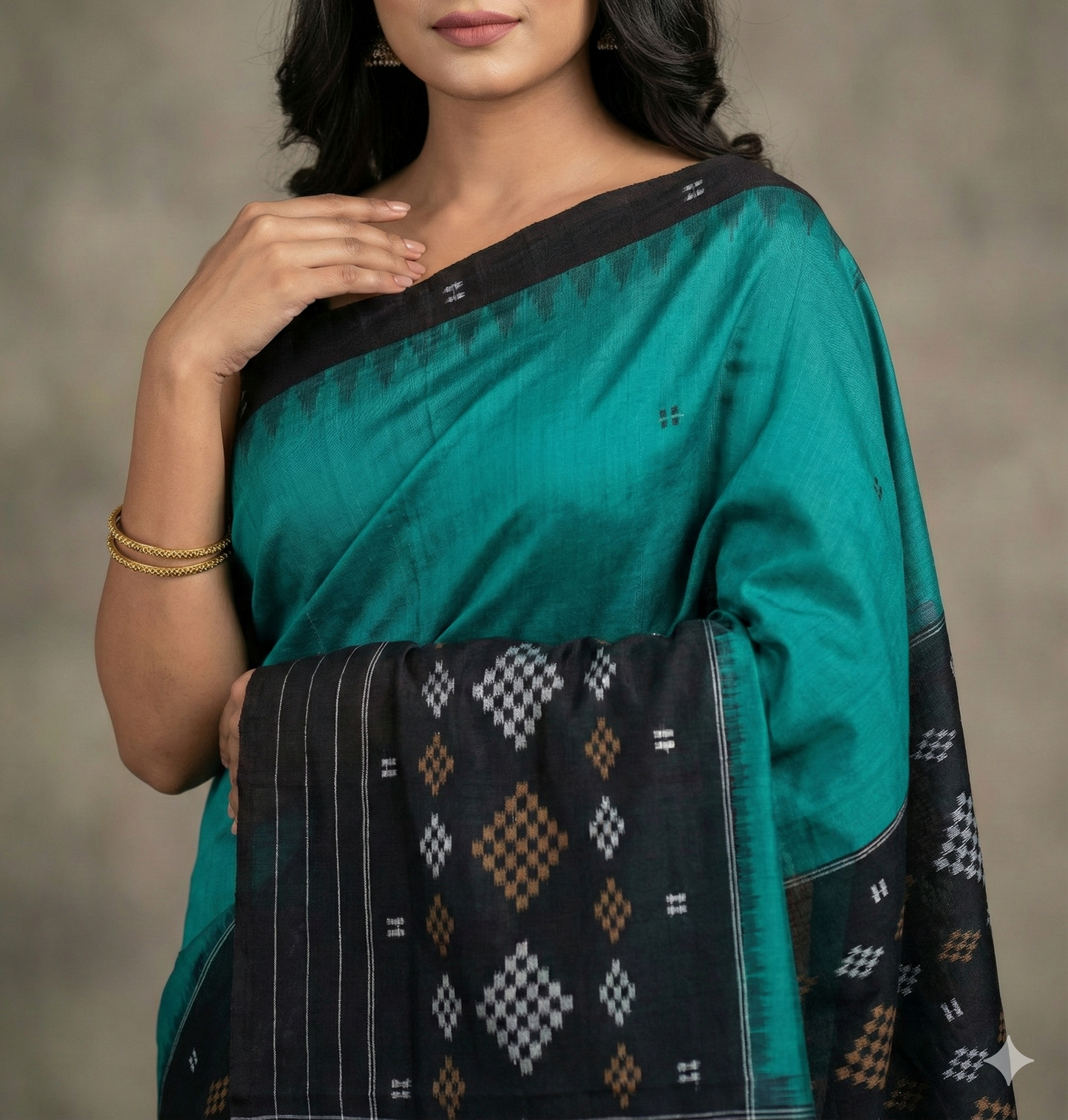 Odisha Handloom Pure Cotton latest design Ekphulia sambalpuri saree for govt women officers
