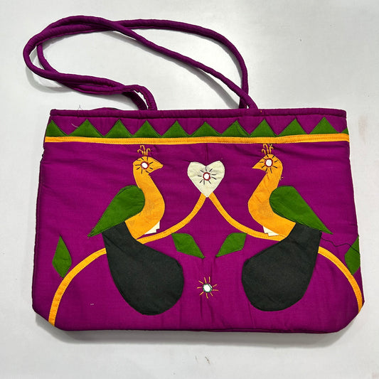 Odisha handicraft Pipili applique work hand bag for women