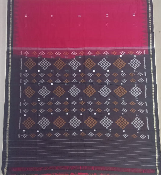 Shop Pure Cotton Nuapatna Odisha Handloom ekphulia Saree from weavers at discounted prices