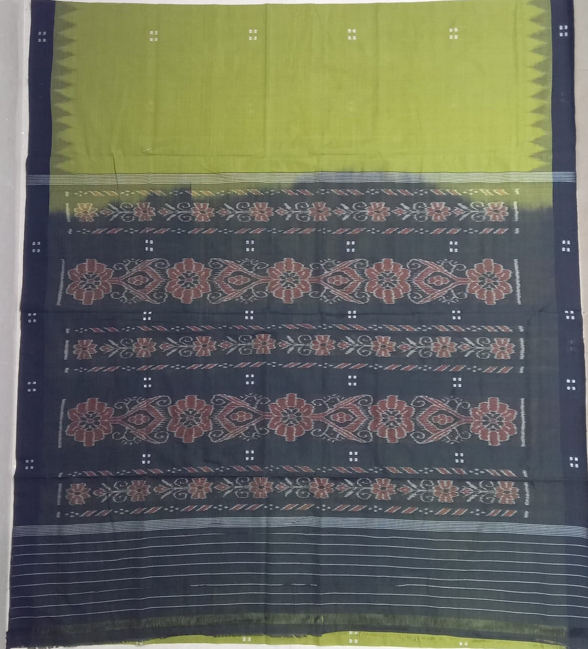 Buy Online Odisha Nuapatna ek phulia cotton saree for women | Casual Wear handloom Sari
