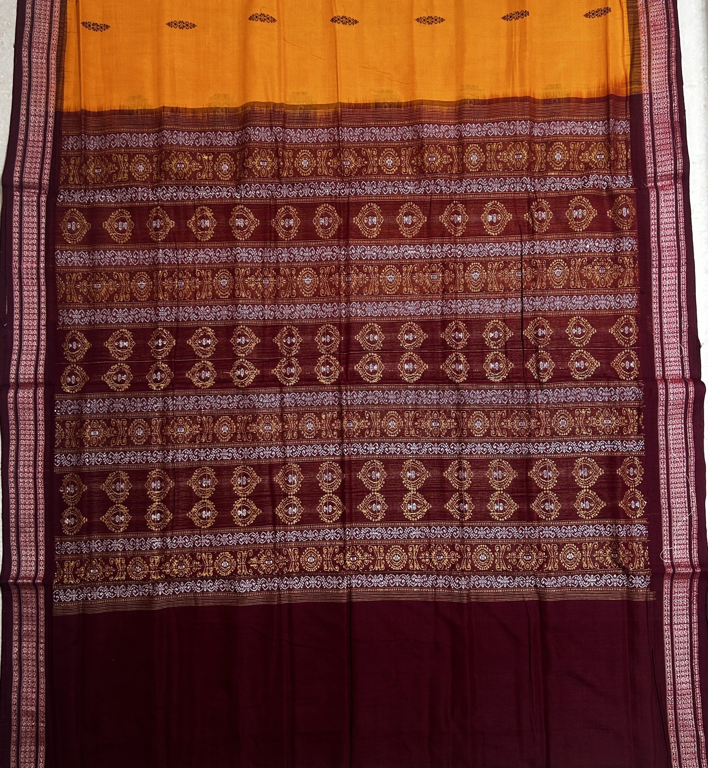 Odisha Handloom Sambalpuri Bomkai Pure Cotton Saree from Sonepur for wedding