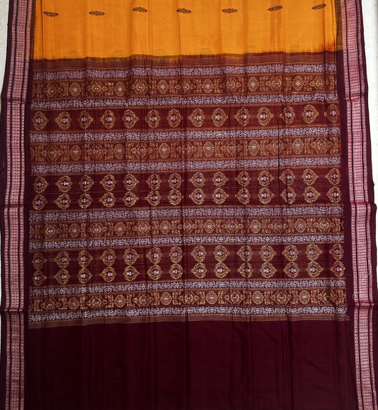 Odisha Handloom Sambalpuri Bomkai Pure Cotton Saree from Sonepur for wedding