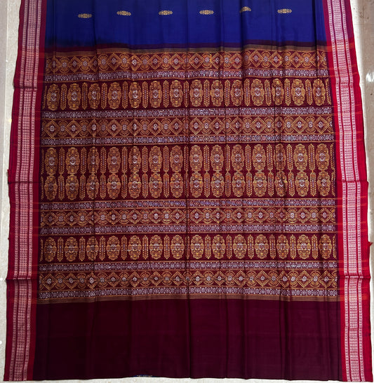 Odisha Handloom Pure Cotton latest design sambalpuri saree for govt women officers