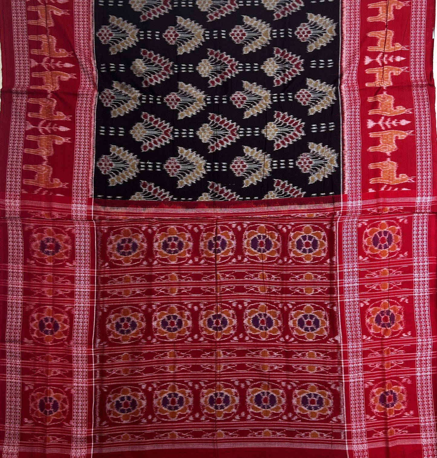 Odisha handloom Pure cotton authentic handwoven sambalpuri bomkai saree