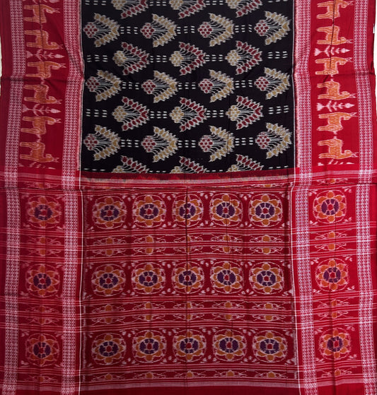 Odisha handloom Pure cotton authentic handwoven sambalpuri bomkai saree