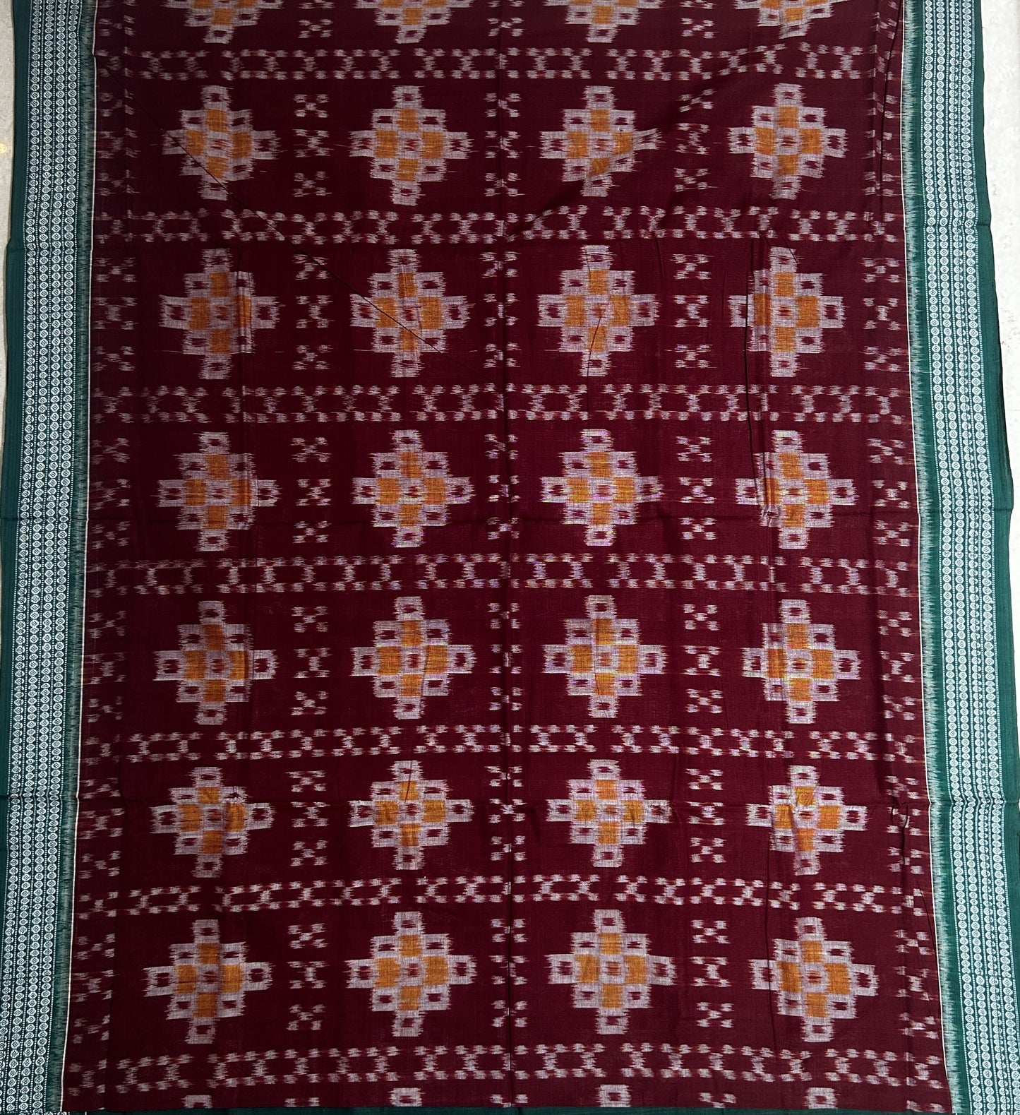 Buy Pure Authentic bandha handloom Odisha Sambalpuri Cotton Saree