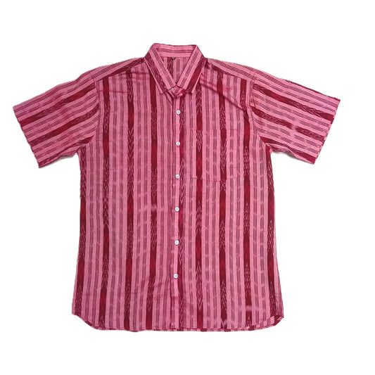 Buy Odisha Bargarh handloom bandha pure cotton new design cotton half shirt