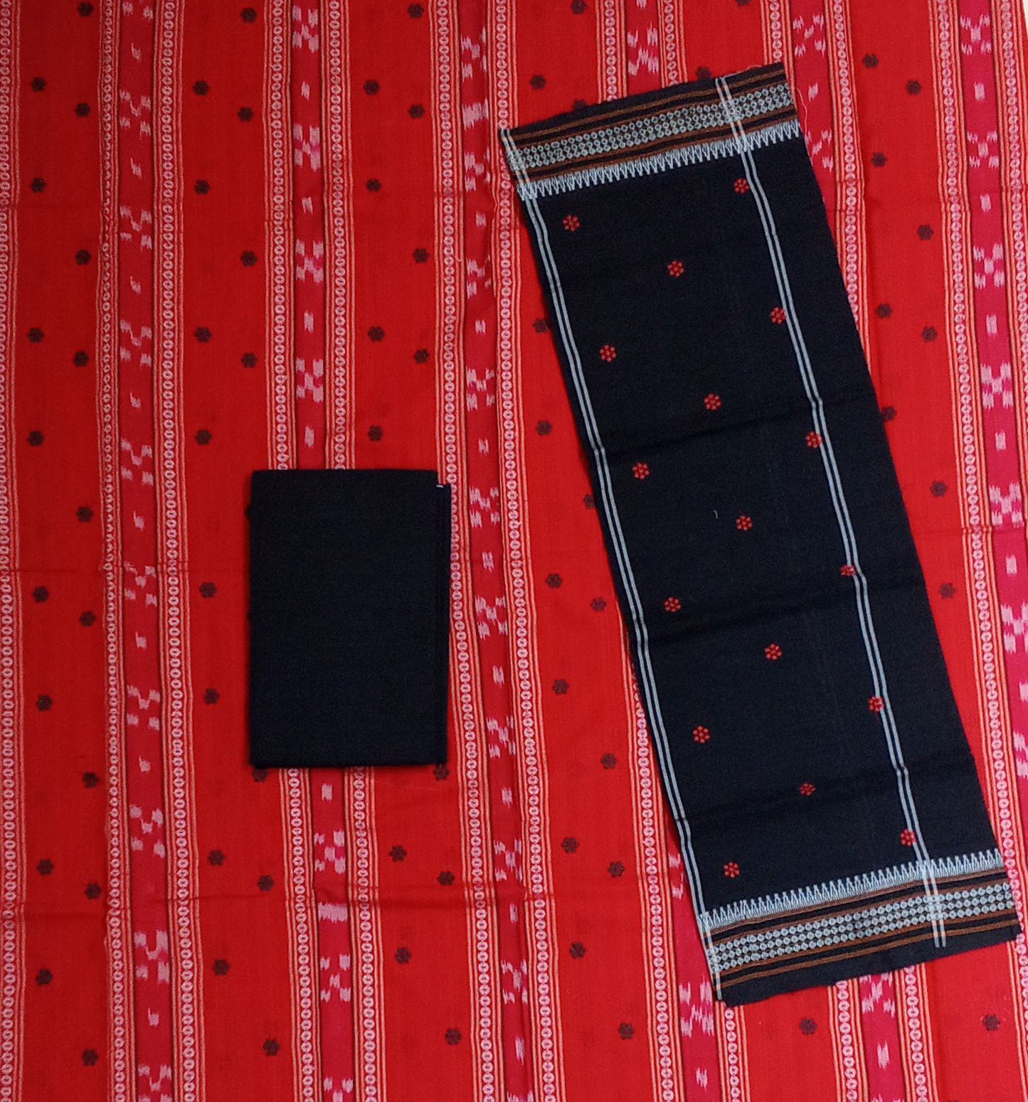 Odisha Handloom Unstitched Maniabandha cotton dress set for Doctors