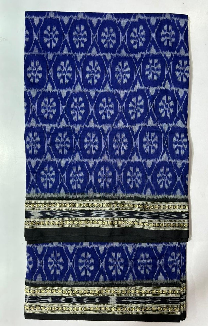 Odisha Handloom Sambalpuri design Pure Cotton Saree for Office Wear