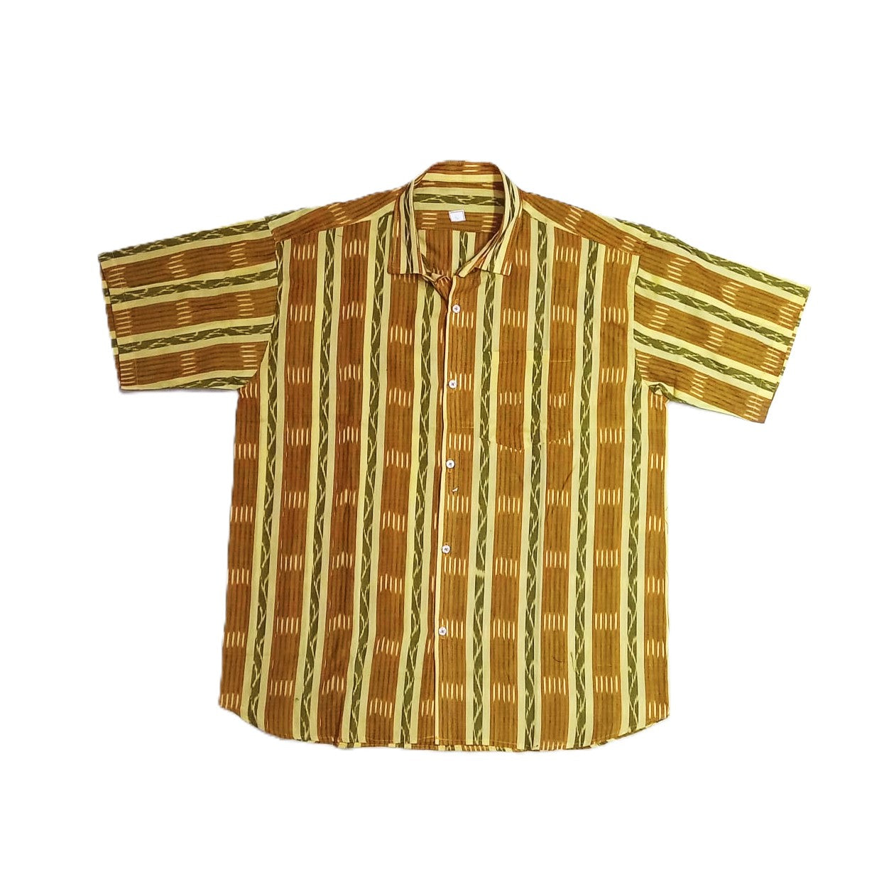 Odisha Sambalpuri Handloom Pasapalli Design Cotton Half Shirt