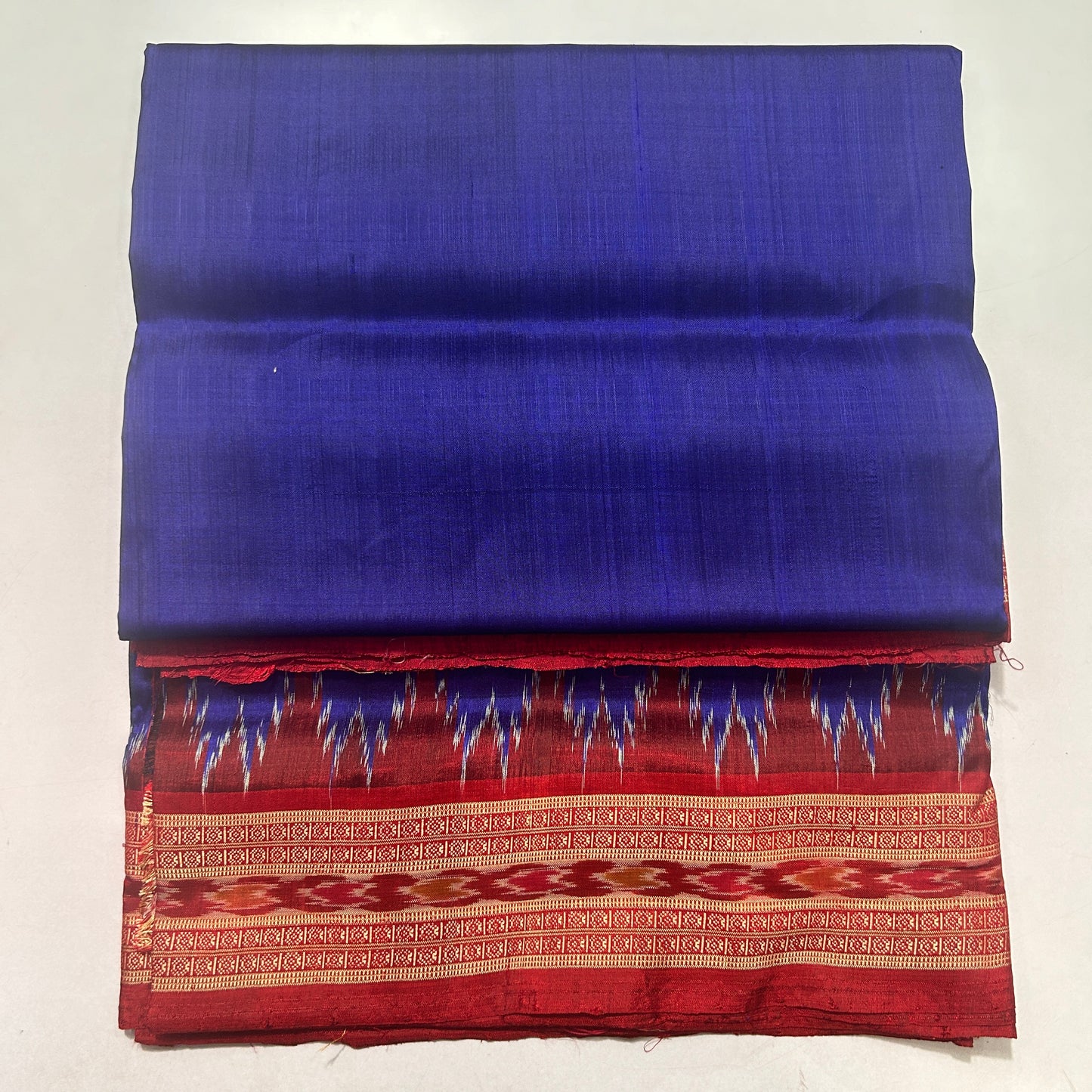 Buy Odisha Handloom Pure Silk Nuapatna  Plain Khandua ikat saree for women