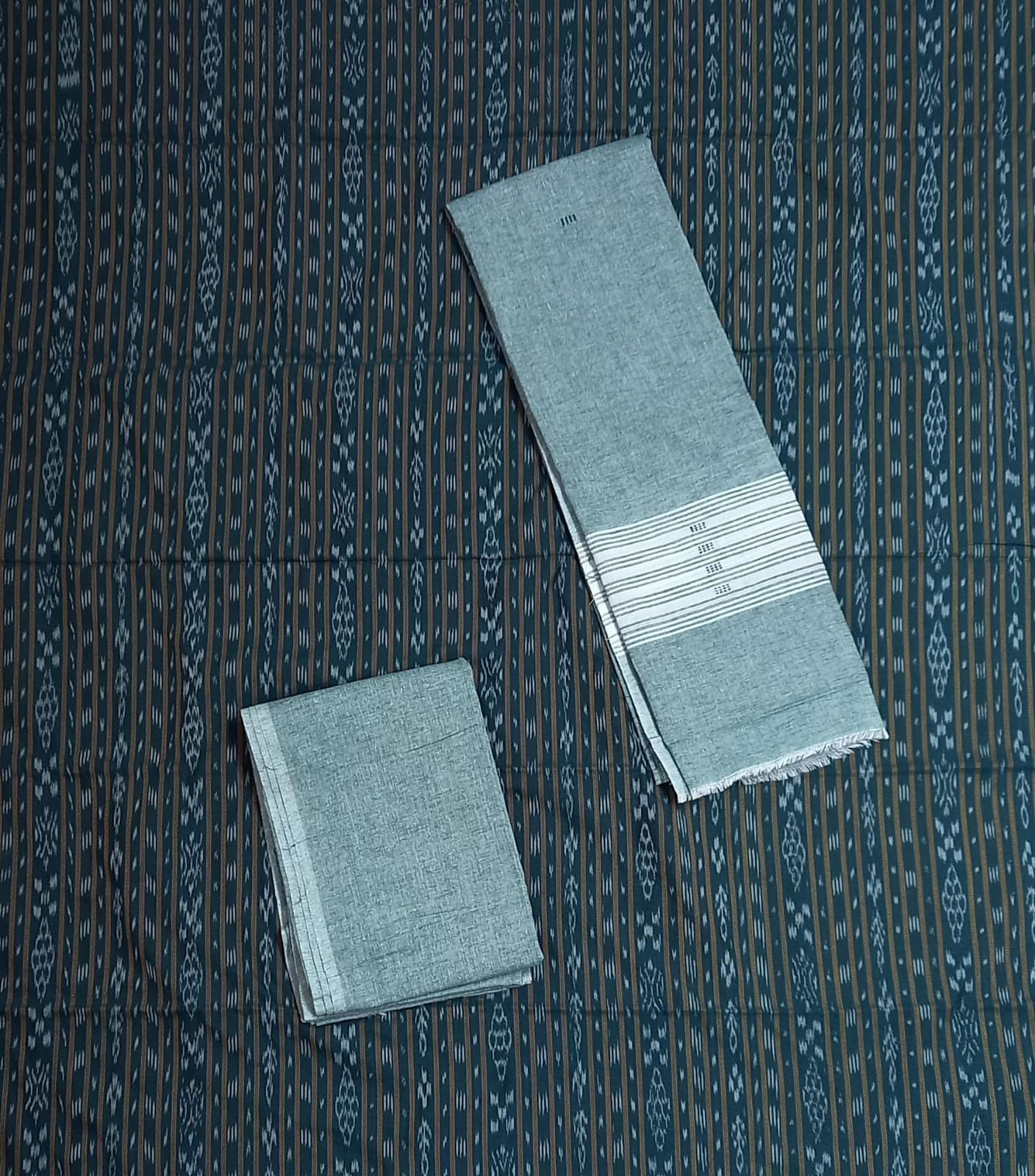 Odisha Handloom Maniabandha Pure Cotton Unstitched dress set