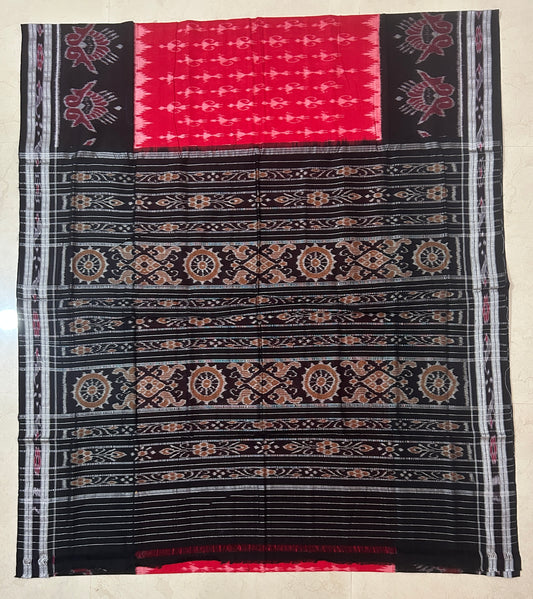 Odisha Sambalpuri Bargarh Handloom Pure Cotton Saree for mother