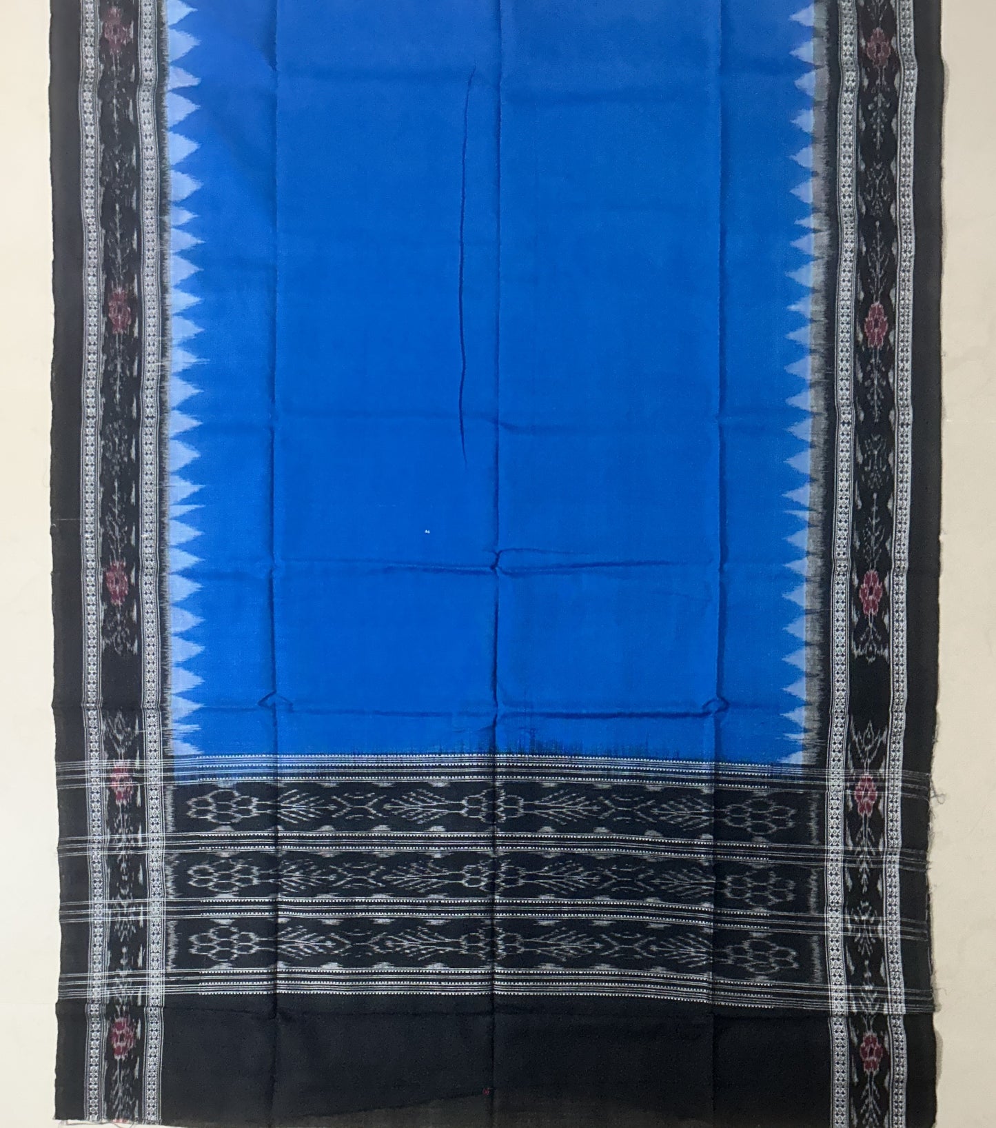 Odisha handloom sambalpuri design temple border dupatta for girls