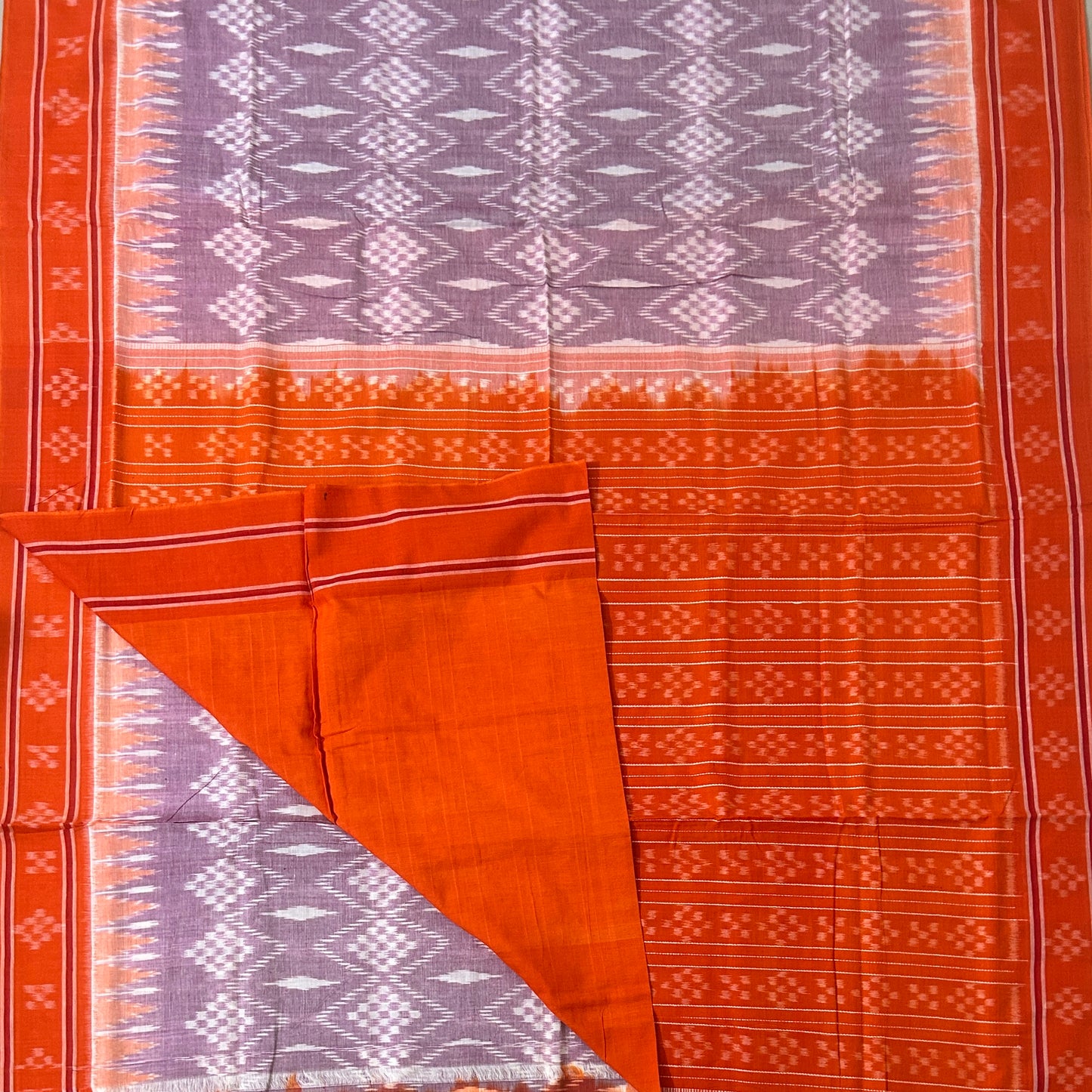 Buy Sambalpuri Ikat handloom Pure cotton multi color bandha saree from Boudh