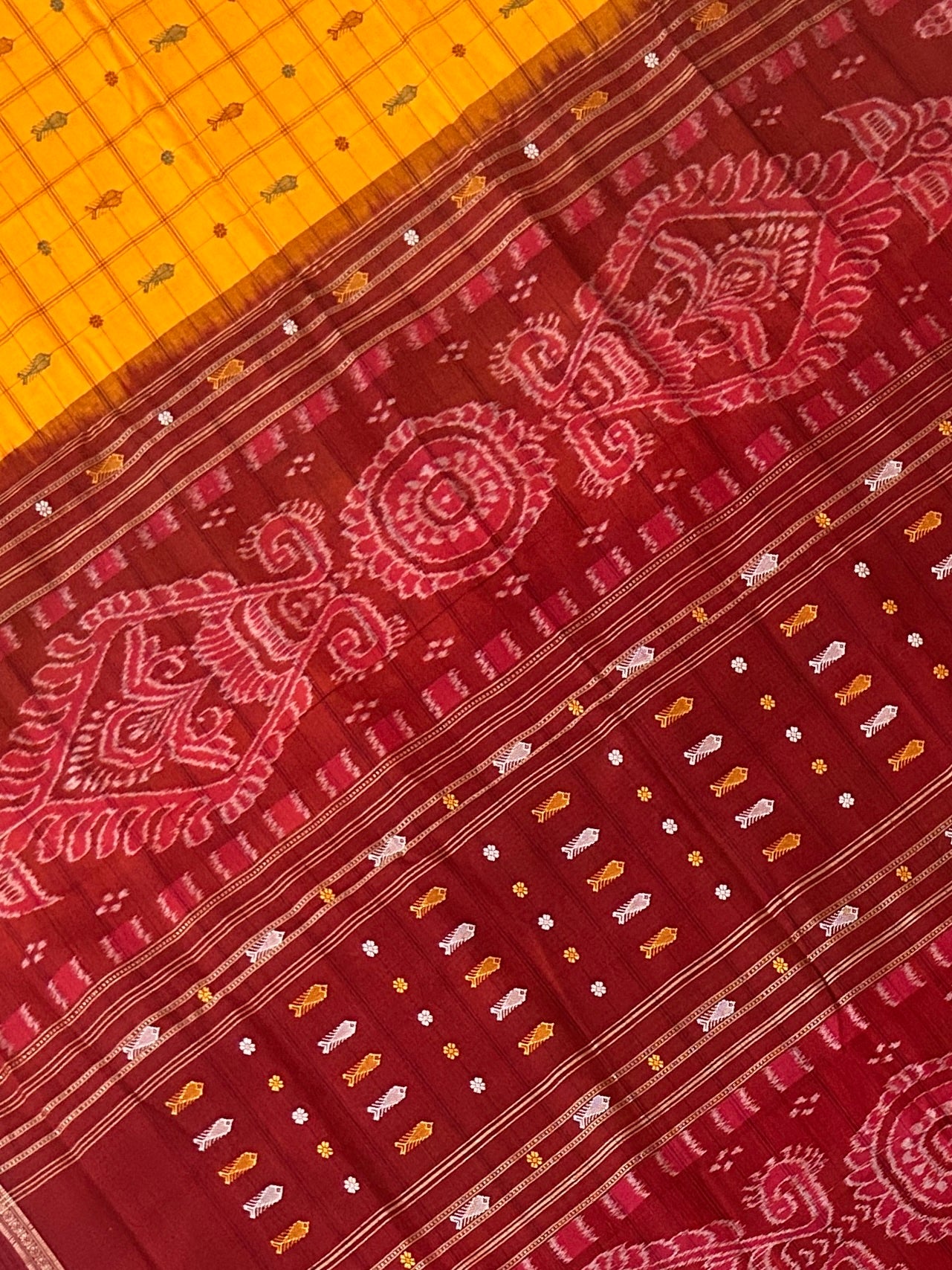 Odisha Special handloom Unique design Pure cotton Saree for Party meeting and wedding