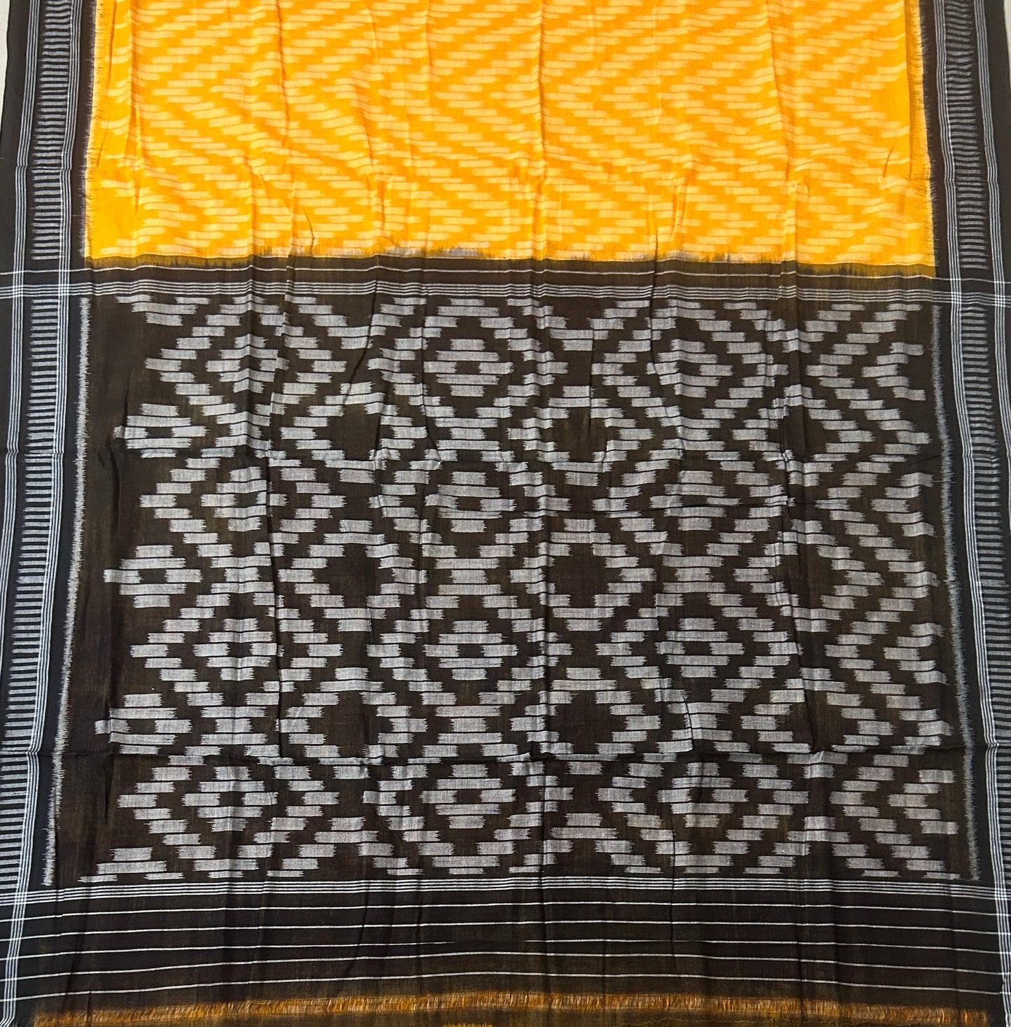 Odisha handloom Sambalpuri design pure casual cotton Saree for Young Lady