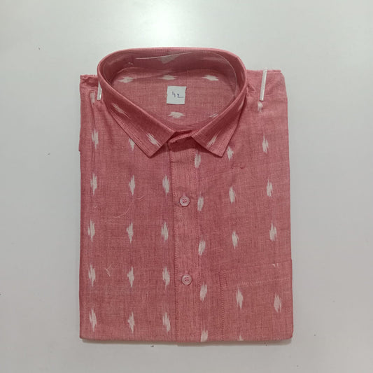 Odisha Handloom Ikat Cotton Pure Maniabandha Half Shirt | New Collection